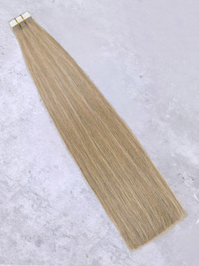 #10/16 Tanned Blonde|Luxury Russian Remy Human Hair, Double Drawn, Tape Extensions
