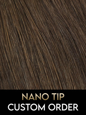 #2 Natural Brown - CUSTOM ORDER, 100G of Luxury Russian Remy Human Hair, Nano Tip Hair Extensions