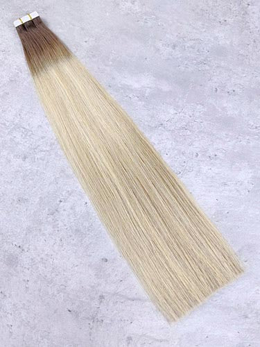 #T6-613/24 Balayage|Luxury, Russian-Mongolian, Tape Extensions #T6-613/24 Balayage|Luxury, Russian-Mongolian, Tape Extensions