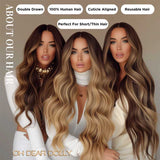 #T5-9/613 Dubai Balayage|Luxury Russian Remy Human Hair, Double Drawn, Tape Extensions