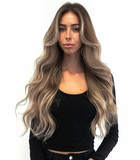 #5/18 Florence Highlighted|Luxury, Russian-Mongolian, Tape Extensions