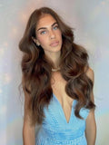 #4 Dark Chocolate Brown|Luxury Russian Remy Human Hair, Double Drawn, Tape Extensions