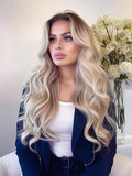 #T5-9/613 Dubai Balayage|Luxury Russian Remy Human Hair, Double Drawn, Tape Extensions