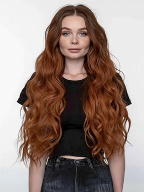 #30 Copper|Luxury Russian Remy Human Hair, Double Drawn, Tape Extensions