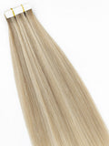 #18/60 L.A Highlighted|Luxury Russian Remy Human Hair, Double Drawn, Tape Extensions