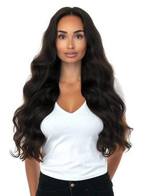 #1B Natural Black|Luxury Russian Remy Human Hair, Double Drawn, Tape Extensions