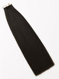 #1B Natural Black|Luxury Russian Remy Human Hair, Double Drawn, Tape Extensions