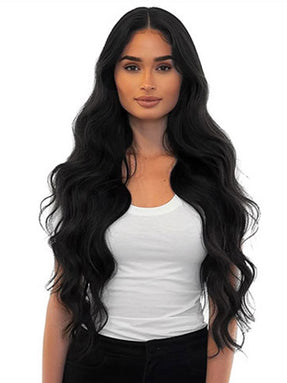 #1 Jet Black|Luxury Russian Remy Human Hair, Double Drawn, Tape Extensions