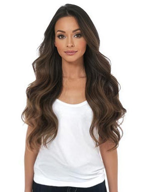 #2/6 Paris Highlighted|Luxury Russian Remy Human Hair, Double Drawn, Tape Extensions