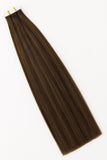 #4/8 Santorini Highlighted|Luxury Russian Remy Human Hair, Double Drawn, Tape Extensions