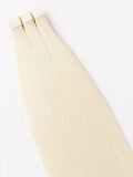 #60 Light Blonde|Luxury Russian Remy Human Hair, Double Drawn, Tape Extensions