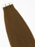 #6 Milk Chocolate Brown|Luxury Russian Remy Human Hair, Double Drawn, Tape Extensions