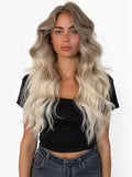 #T8-24/60 Laguna Beach Balayage|Luxury Russian Remy Human Hair, Double Drawn, Tape Extensions