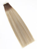 #T5-9/613 Dubai Balayage|Luxury Russian Remy Human Hair, Double Drawn, Tape Extensions