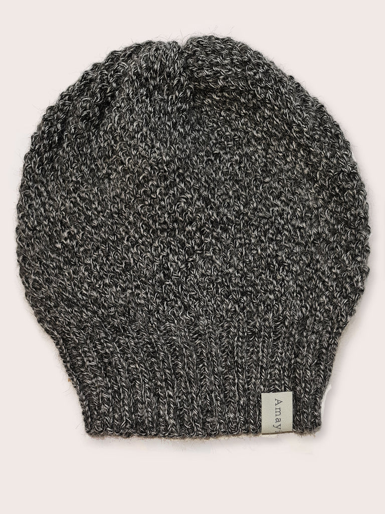 Amayi Alpaca - Beanie Hat Charcoal & Grey Mix Amayi Alpaca - Beanie Hat Charcoal & Grey Mix