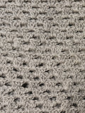 Amayi Alpaca - Crochet Wrap Scarf Grey