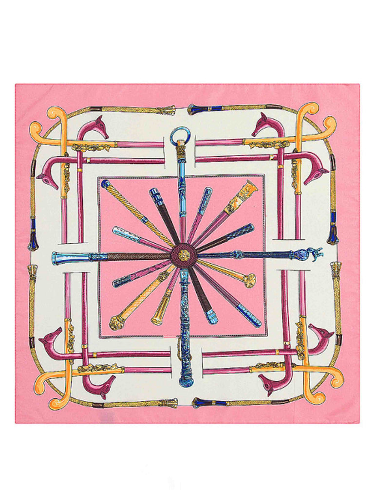Medium Fashion Scarf/Scarves – Pink Poles Print Medium Fashion Scarf/Scarves – Pink Poles Print
