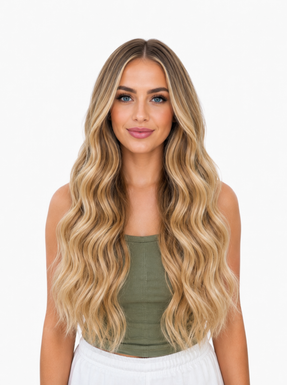 Sofia Balayage｜Luxury Remy Human Hair, Double Drawn, Tape Extensions