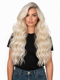 #1001 White Blonde｜Luxury Remy Human Hair, Double Drawn, Tape Extensions
