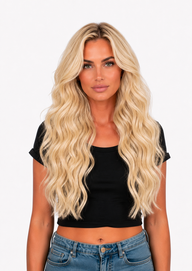 #60 Light Blonde｜Luxury Remy Human Hair, Double Drawn, Tape Extensions