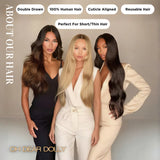 Mini Itip/Stick Tip Hair Extensions - CUSTOM ORDER, 2-4 WEEKS SHIPPING, #6 Milk Chocolate Brown 100G - Luxury Russian Remy Human Hair