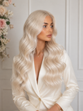 #1001 White Blonde｜Luxury Remy Human Hair, Double Drawn, Tape Extensions