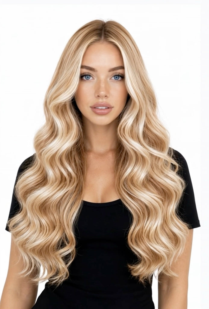 #27/613 Miami Highlighted｜Luxury Remy Human Hair, Double Drawn, Tape Extensions