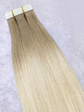 #T8-24/613 Laguna Beach Balayage｜Luxury Russian Remy Human Hair, Double Drawn, Tape Extensions