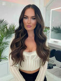 Flat Tip Hair Extensions - CUSTOM ORDER, 2-4 WEEKS SHIPPING, #2/6 Paris Highlighted 100G - Luxury Russian Remy Human Hair