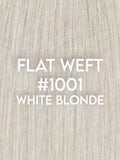Flat Weft Hair Extensions - CUSTOM ORDER, 2-4 WEEKS SHIPPING, #1001 White Blonde 96G-236G - Luxury Russian Remy Human Hair