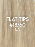 Flat Tip Hair Extensions - CUSTOM ORDER, 2-4 WEEKS SHIPPING, #18/60 LA Highlighted 100G - Luxury Russian Remy Human Hair