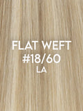 Flat Weft Hair Extensions - CUSTOM ORDER, 2-4 WEEKS SHIPPING, #18/60 LA Highlighted 96G-236G - Luxury Russian Remy Human Hair