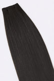 Flat Weft Hair Extensions - CUSTOM ORDER, 2-4 WEEKS SHIPPING, #1B Natural Black 96G-236G - Luxury Remy Human Hair
