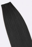 Flat Weft Hair Extensions - CUSTOM ORDER, 2-4 WEEKS SHIPPING, #1 Jet Black 96G-236G - Luxury Remy Human Hair