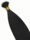 Nano Tip Hair Extensions - CUSTOM ORDER, 2-4 WEEKS SHIPPING, #1 Jet Black 100G - Luxury Russian Remy Human Hair