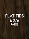 Flat Tip Hair Extensions - CUSTOM ORDER, 2-4 WEEKS SHIPPING, #2/6 Paris Highlighted 100G - Luxury Russian Remy Human Hair