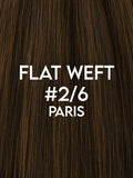 Flat Weft Hair Extensions - CUSTOM ORDER, 2-4 WEEKS SHIPPING, #2/6 Paris Highlighted 96G-236G - Luxury Russian Remy Human Hair