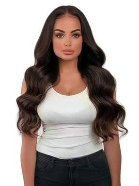 Flat Tip Hair Extensions - CUSTOM ORDER, 2-4 WEEKS SHIPPING, #2 Dark Natural Brown 100G - Luxury Russian Remy Human Hair