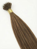 Nano Tip Hair Extensions - CUSTOM ORDER, 2-4 WEEKS SHIPPING, #4/27 Milan Highlighted 100G - Luxury Russian Remy Human Hair