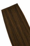 Genius Weft Hair Extensions - CUSTOM ORDER, 2-4 WEEKS SHIPPING, #4/8 Santorini Highlighted 102G-180G - Luxury Remy Human Hair