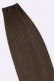Flat Weft Hair Extensions - CUSTOM ORDER, 2-4 WEEKS SHIPPING, #4 Dark Chocolate Brown 96G-236G - Luxury Remy Human Hair