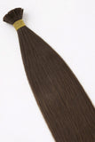 Flat Tip Hair Extensions - CUSTOM ORDER, 2-4 WEEKS SHIPPING, #4 Dark Chocolate Brown 100G - Luxury Remy Human Hair