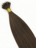Nano Tip Hair Extensions - CUSTOM ORDER, 2-4 WEEKS SHIPPING, #4 Dark Chocolate Brown 100G - Luxury Russian Remy Human Hair