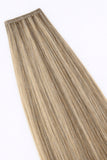 Flat Weft Hair Extensions - CUSTOM ORDER, 2-4 WEEKS SHIPPING, #6/24 New York Highlighted 96G-236G - Luxury Remy Human Hair