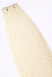 Flat Weft Hair Extensions - CUSTOM ORDER, 2-4 WEEKS SHIPPING, #60 Light Blonde 96G-236G - Luxury Remy Human Hair