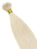 Nano Tip Hair Extensions - CUSTOM ORDER, 2-4 WEEKS SHIPPING, #60 Light Blonde 100G - Luxury Russian Remy Human Hair