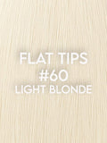 Flat Tip Hair Extensions - CUSTOM ORDER, 2-4 WEEKS SHIPPING, #60 Light Blonde 100G - Luxury Russian Remy Human Hair