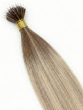 Nano Tip Hair Extensions - CUSTOM ORDER, 2-4 WEEKS SHIPPING, #T5-9/613 Dubai Balayage 100G - Luxury Russian Remy Human Hair