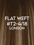 Flat Weft Hair Extensions - CUSTOM ORDER, 2-4 WEEKS SHIPPING, #T2-4/18 London Balayage 96G-236G - Luxury Russian Remy Human Hair