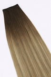 Flat Weft Hair Extensions - CUSTOM ORDER, 2-4 WEEKS SHIPPING, #T4-8/22 Montreal Balayage 96G-236G - Luxury Remy Human Hair